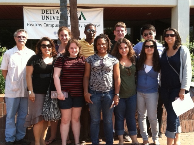 Brandeis University students on the Delta State campus